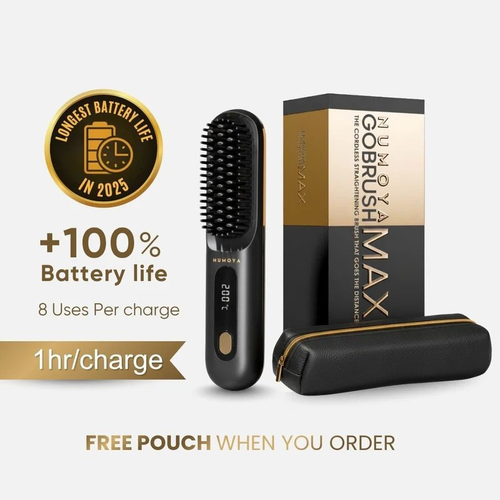 [NEW] Portable Straightener Brush - GoBrush MAX