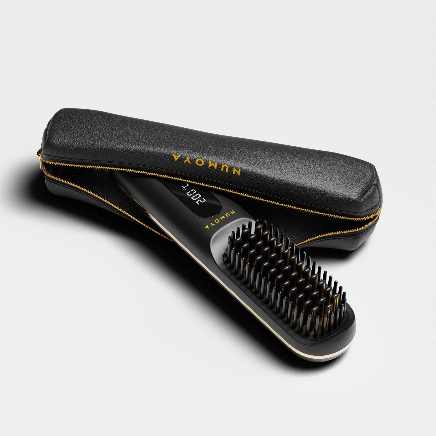 Black Leather Pouch for GoBrush