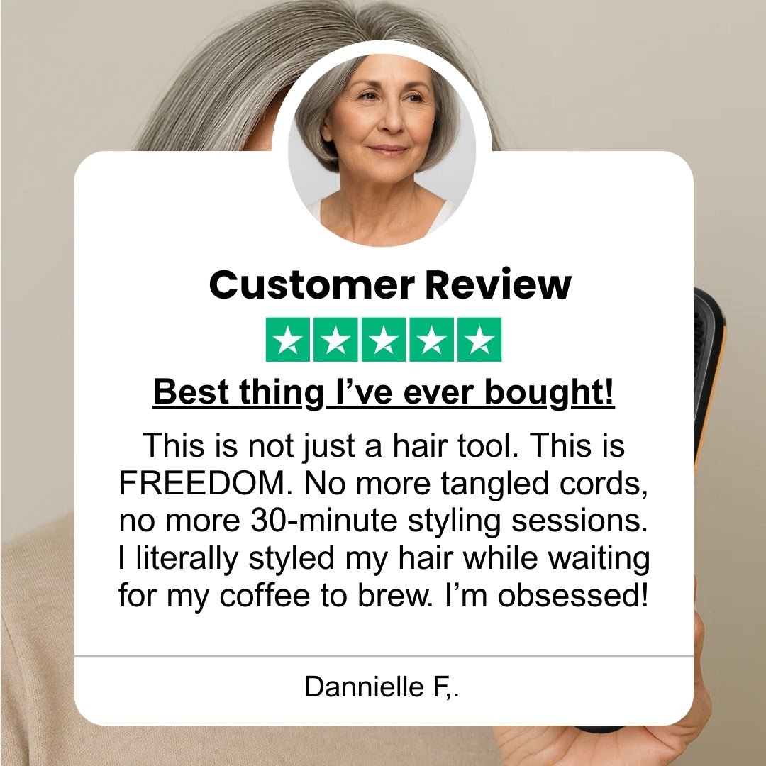 [NEW] Portable Straightener Brush - GoBrush MAX