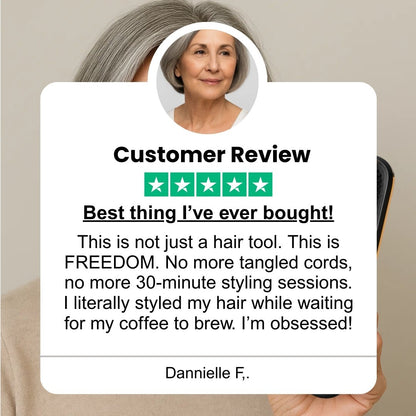 [NEW] Portable Straightener Brush - GoBrush MAX