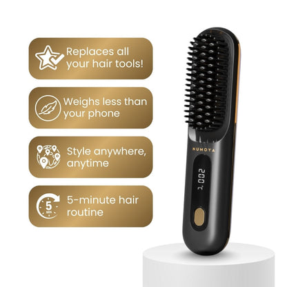 [NEW] Portable Straightener Brush - GoBrush MAX
