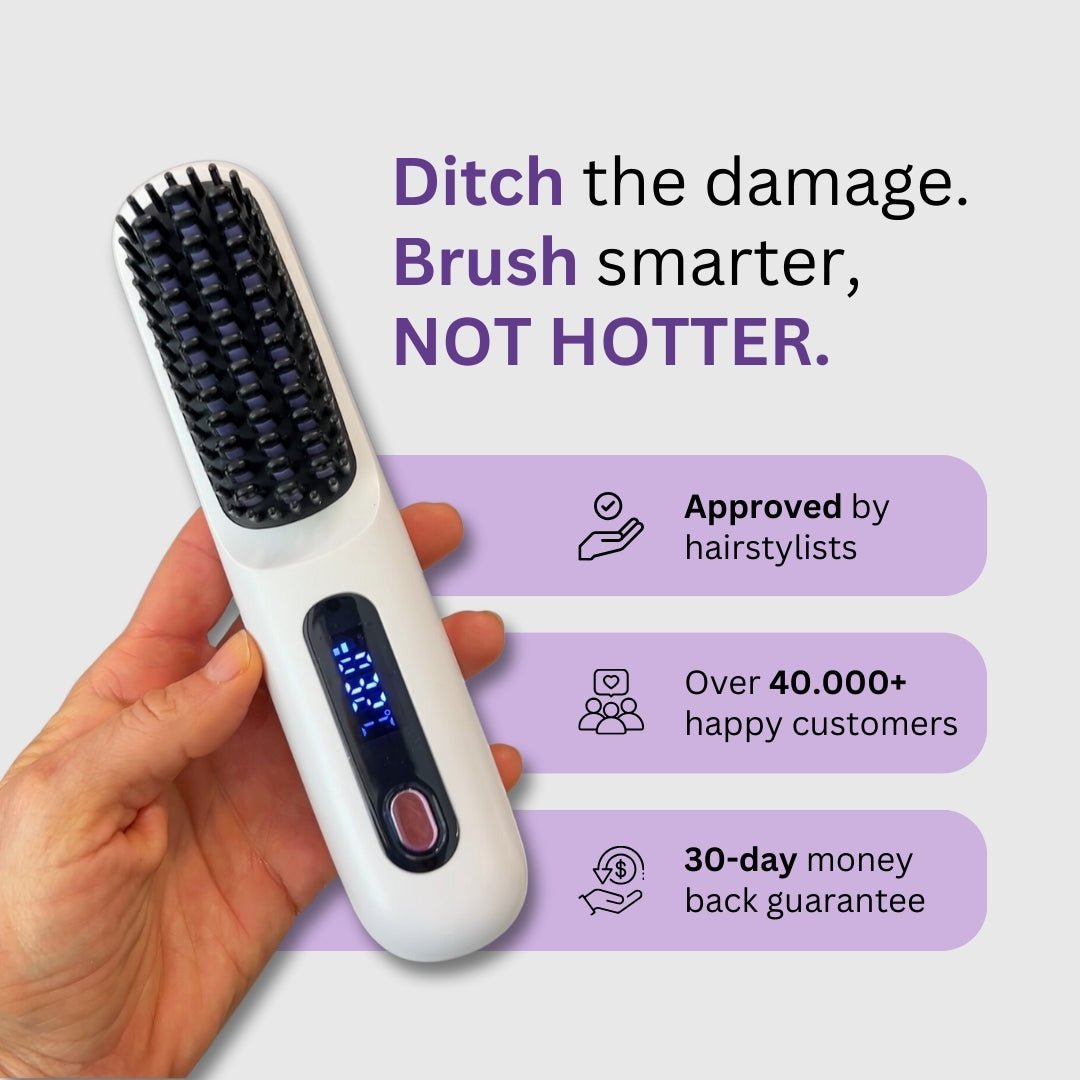 [NEW] Portable Straightener Brush - GoBrush PRO