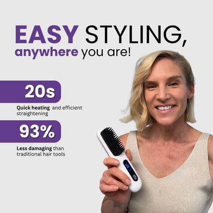 [NEW] Portable Straightener Brush - GoBrush PRO