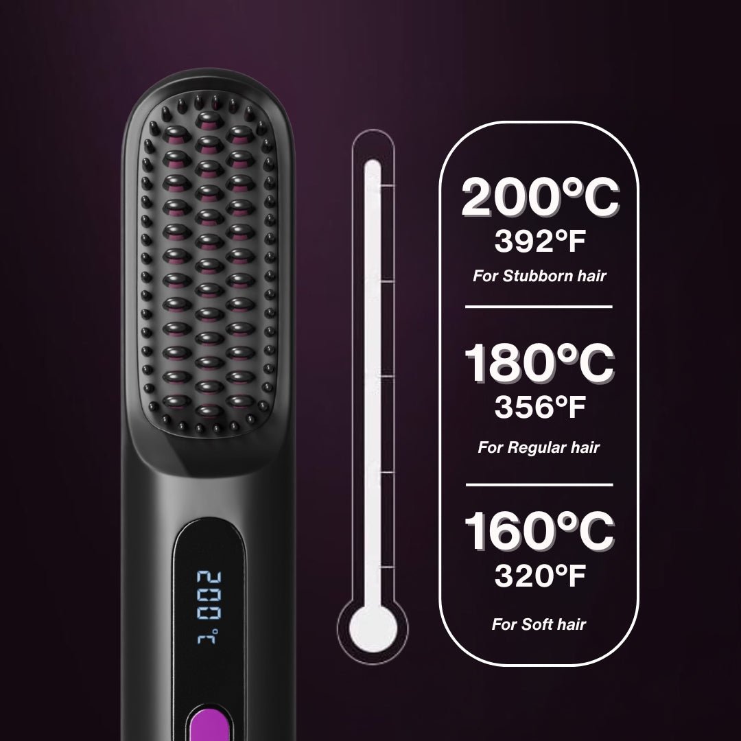 [NEW] Portable Straightener Brush - GoBrush PRO