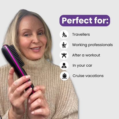[NEW] Portable Straightener Brush - GoBrush PRO Anniversary Edition