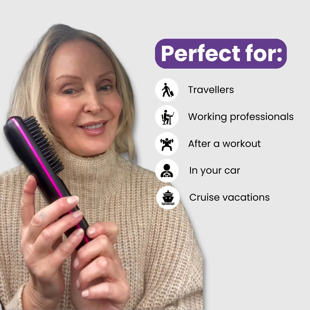 [NEW] Portable Straightener Brush - GoBrush PRO