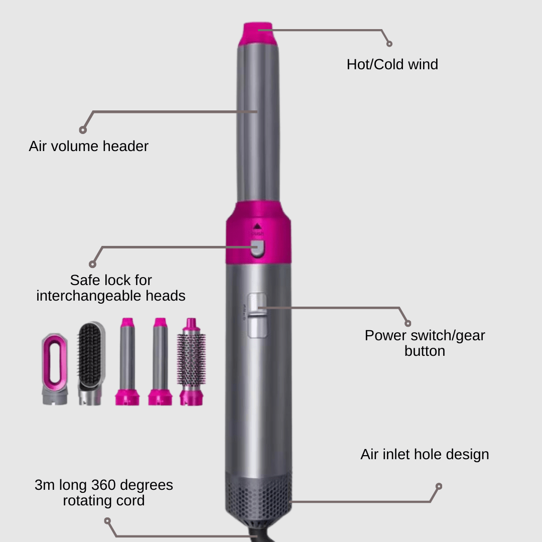 5-in-1 Styler: Your Ultimate Hair Styling Solution