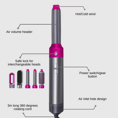 5-in-1 Styler: Your Ultimate Hair Styling Solution